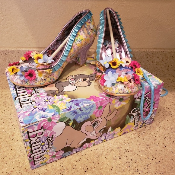 NWT Size 6.5 Irregular Choice Bambi I'm Thumpin Heels - Picture 5 of 6